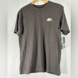 NWT Mountain and Isles T-shirt Cocoa Heather Size Medium Nature Camping